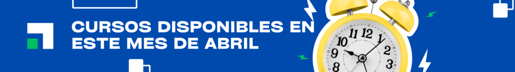cursos disponibles en este mes de abril